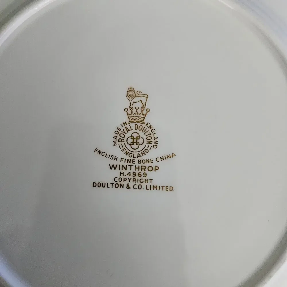 Royal Doulton Winthrop H4969 Dessert Plate 6.5